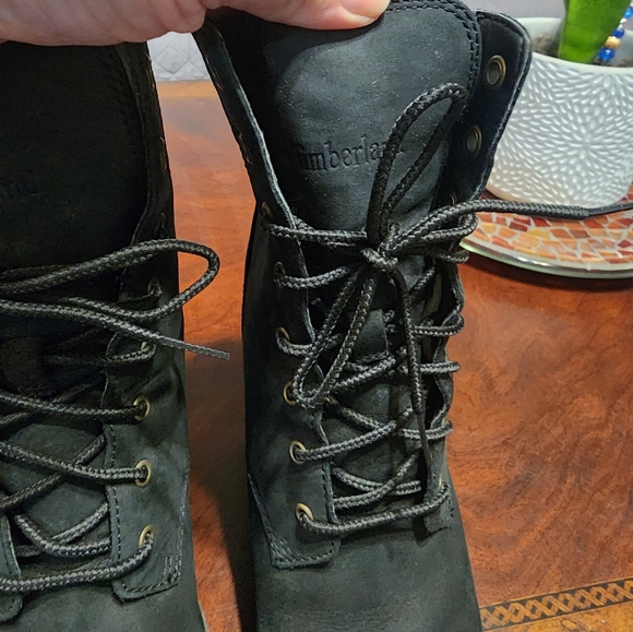Timberland Black Lace-Up Boots - Picture 4 of 10